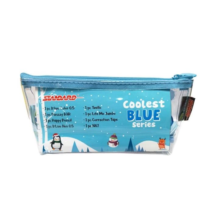 

[COD] STANDARD PAKET PENSIL CASE - SERIES (COOLEST BLUE) CUCI GUDANG Kode 251