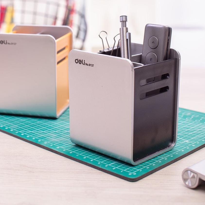 

EXCLUSIVE!Deli Tempat Pulpen stand bahan kuat tahan lama E9137|RA2