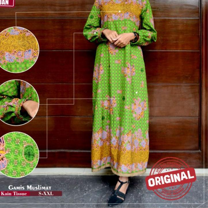 Hot Sale Baju Seragam Dewasa Batik Muslimat NU Setelan Bawah dan atas Bahan Katun Adem Enak di Pakai