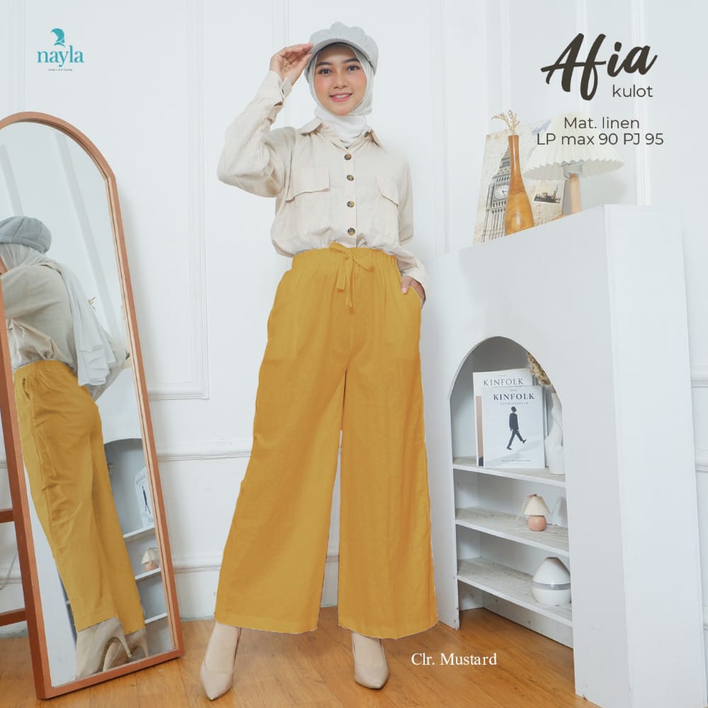 AFIA KULOT | kulot pants celana kulot panjang celana kulot pants kulot panjang kulot pantai kulot pa