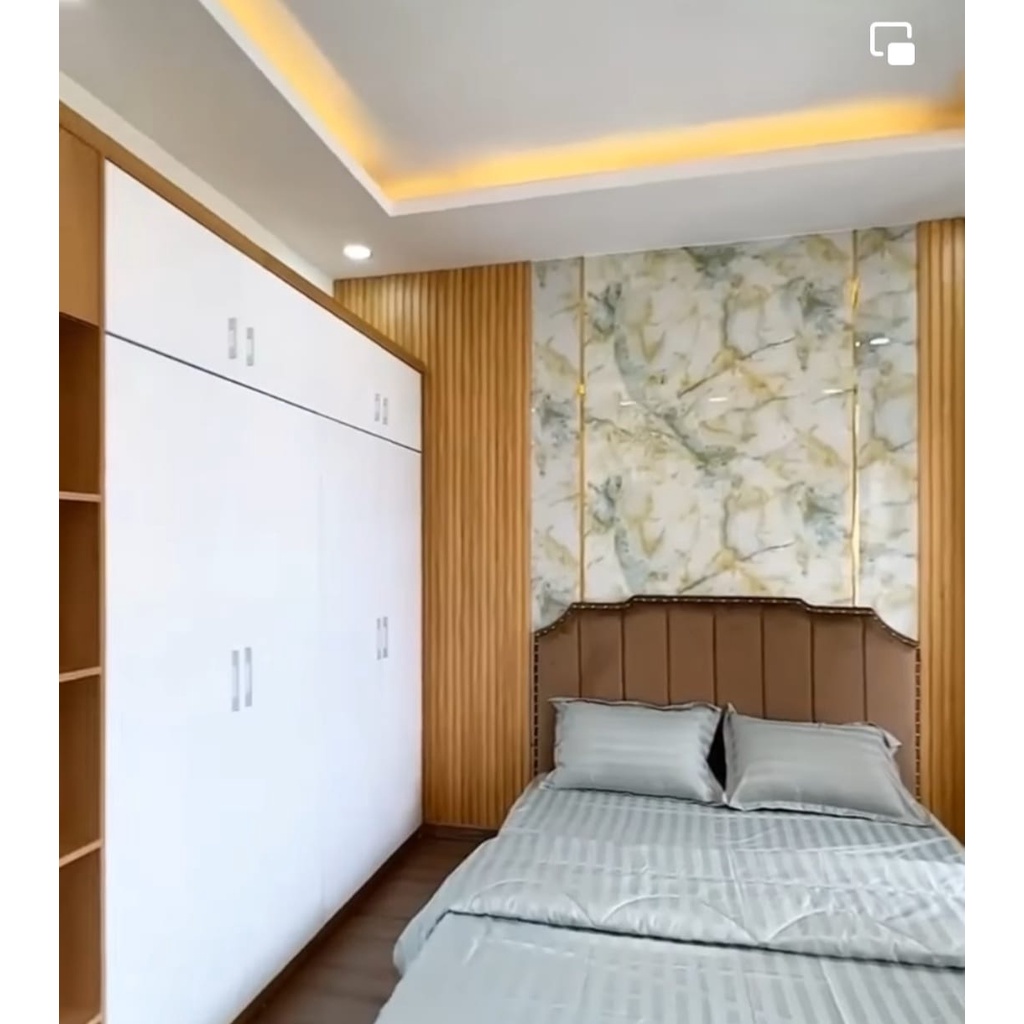 WallPanel pVC Dekorasi Dinding Wood Panel Wall Panel Pengganti Stiker Dinding Wallpaper