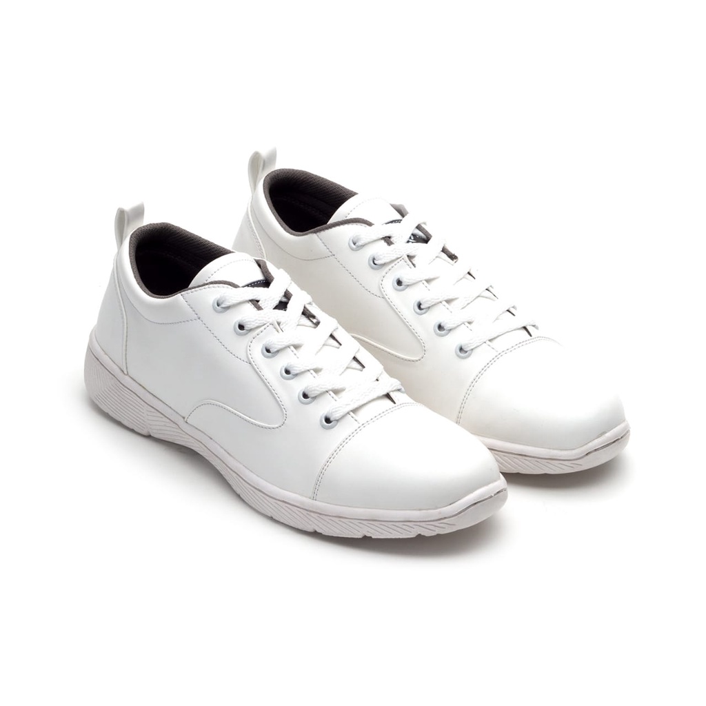 FRATTELO WHITE - Sepatu Sneakers Pria Casual Sneaker Cowok ORIGINAL