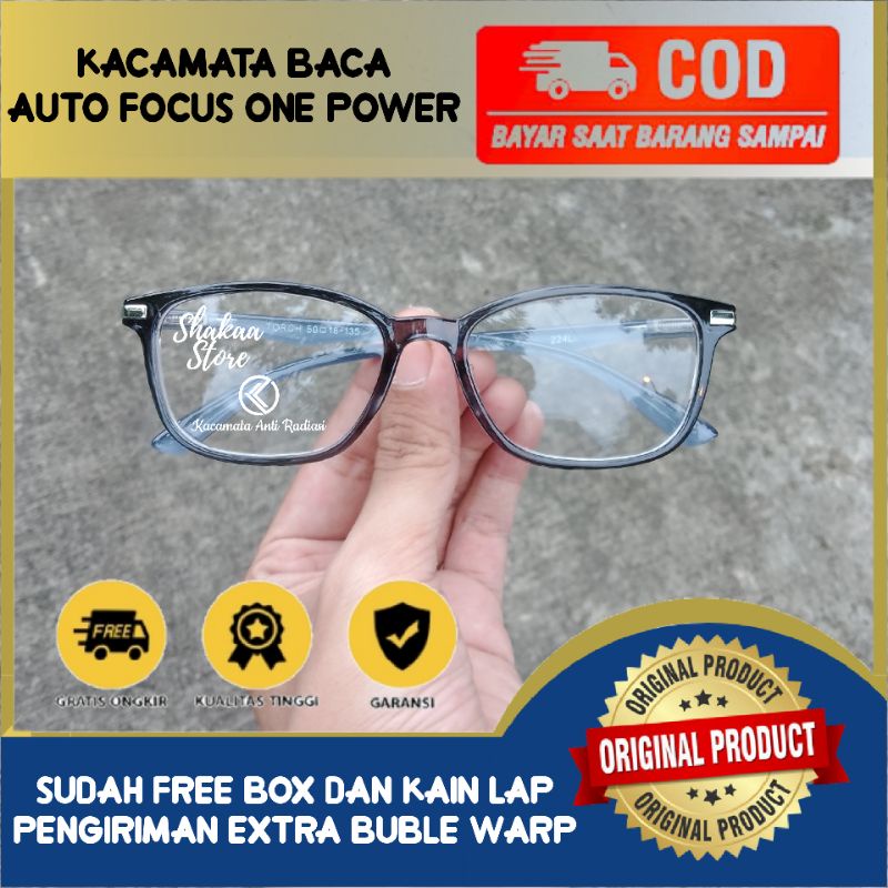 Kacamata AUTOFOCUS ONE POWER READERS Untuk Pria Dan Wanita Lensa Adjust Terbaru Frame Lentur Elegan