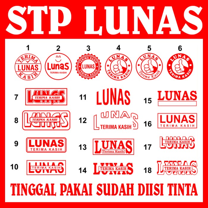 

Cantik Stempel Lunas Otomatis Flash Murah