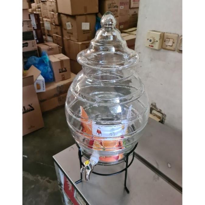 Dts-114 Galon Dispenser Kaca Honey (12 Ltr)+ Kaki Besi