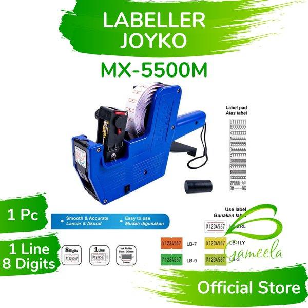 

Mesin Tembak Alat Label Harga Joyko Mx-5500M 1 Line 8 Digits Price Labeller Cetak Stiker Tempelan Exp Date Tanggal Kadaluarsa Angka Simbol Mata Uang
