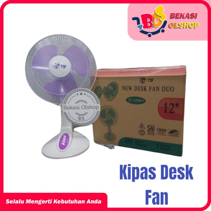 KIPAS ANGIN 2IN1 12IN MIYOSHI DEKS FAN 12INCH