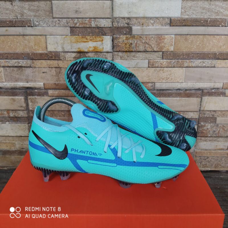 Sepatu bola nike phantom gt2 elite aqua blue FG-sepatu bola nike-sepatu bola-soccer
