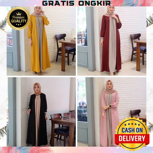 Baju Pesta Pernikahan Wanita Kekinian Baju Gamis Wanita Terbaru 2023 Untuk Lebaran Jumbo Gamis Bruka