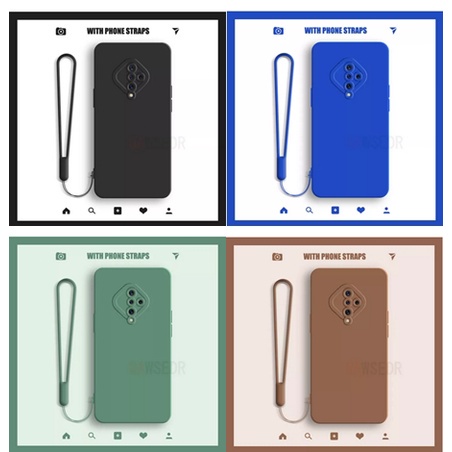 Vivo S1 Pro Casing Tali Silicone Cute Candy Baby Skin Softcase 3D Cover