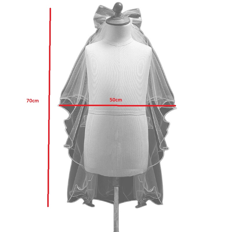 SR104 Veil Pita Kerudung penganti dengan sirkam