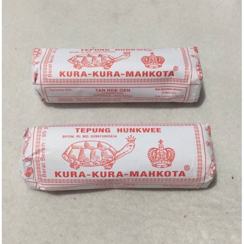 

95 grm TEPUNG HUNKWEE KURA KURA MAHKOTA/TEPUNG HONGKWEE