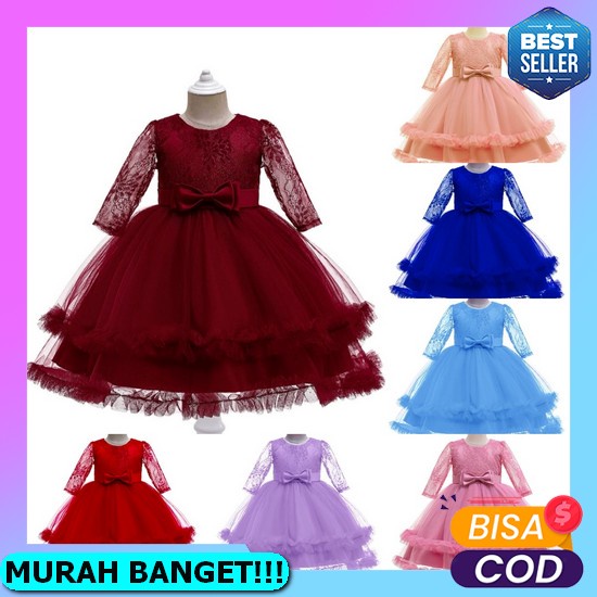 Midi Dress Premium Anak Kancing Aktif Terbaru Jelita Midi Dress Kids Dress Lebar Untuk Anak 8-10 Tah