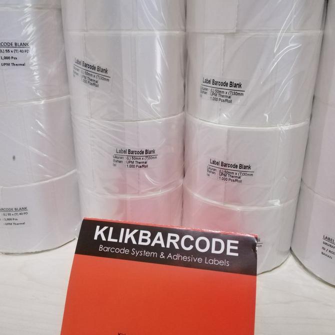 

PALING DICARI PROMO LABEL BARCODE XPrinter XP-360B Uk. 50 X 30 (1 LINE) THERMAL 50X30 MM ( isi 1.000 pcs ) MURAH ✯ 882