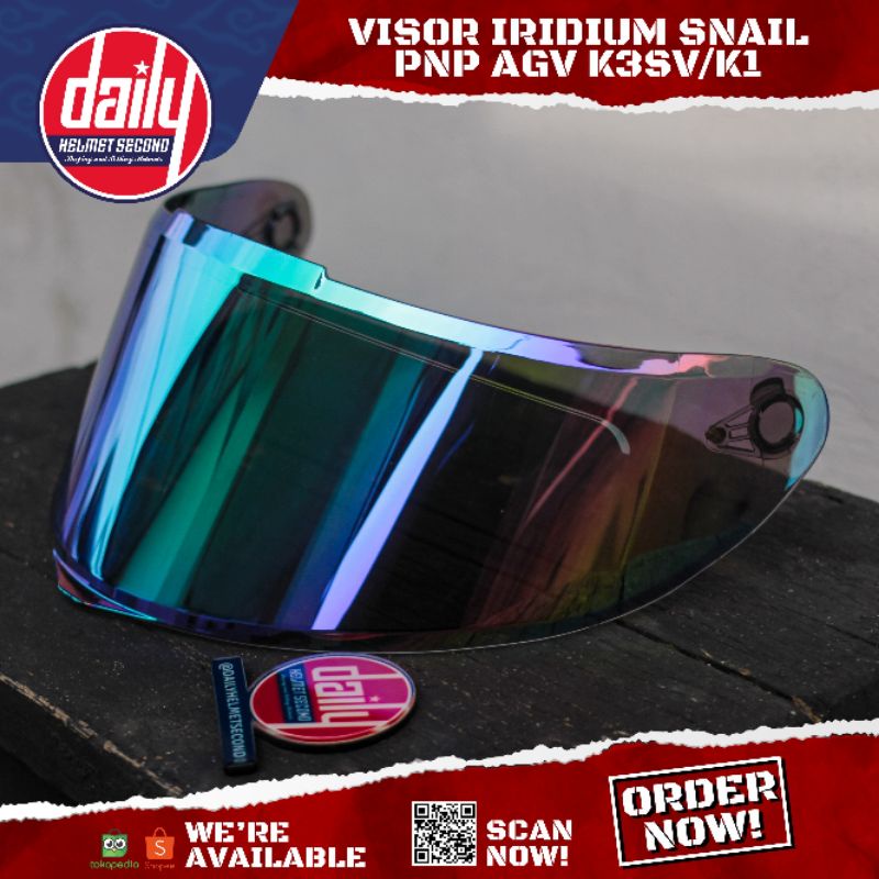 VISOR IRIDIUM SNAIL FFS1 (SECOND)