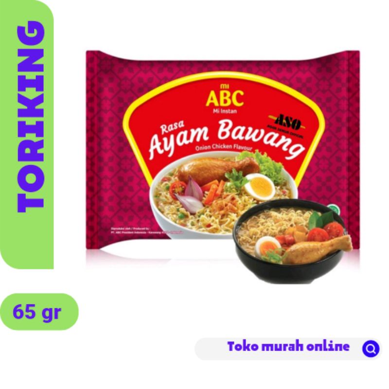 

MIE ABC RASA AYAM BAWANG 65gr