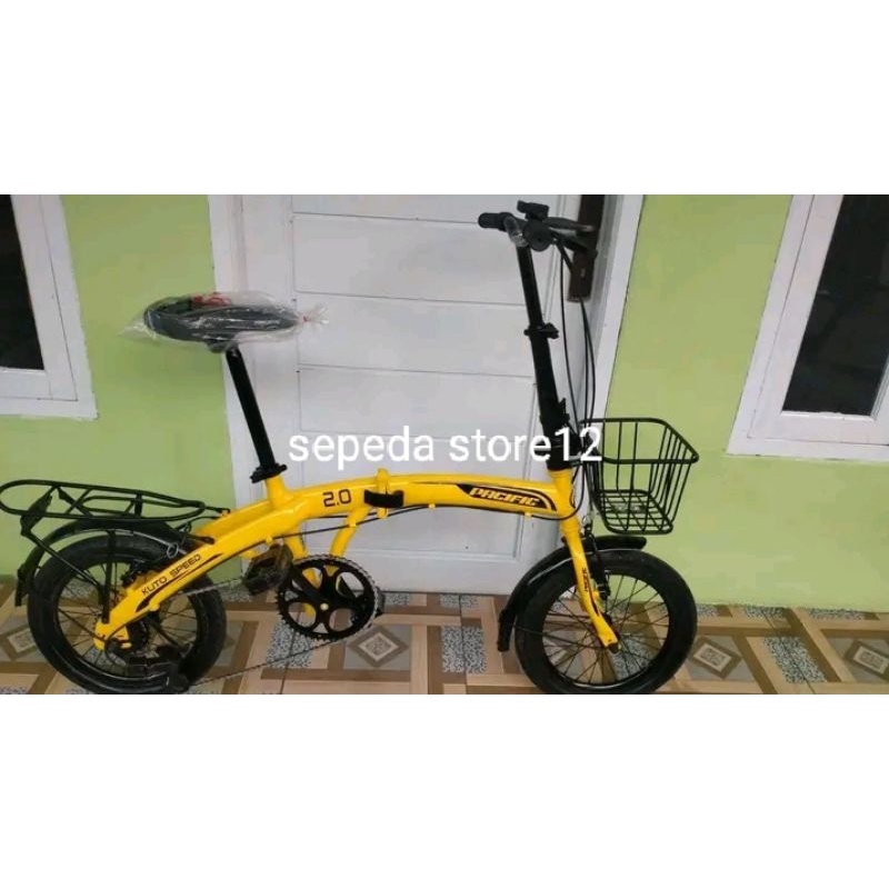 Sepeda Lipat Second Uk "16" Inch Untuk Anak-anak Sekolah SD SMP