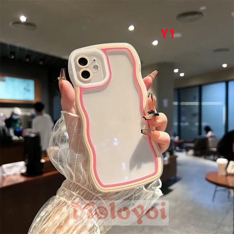 Soft Case Transparan Warna Gradasi Untuk IPhone 14 Plus 14 Pro Max 11 12 Pro Max 13 Pro Max 12Pro Max