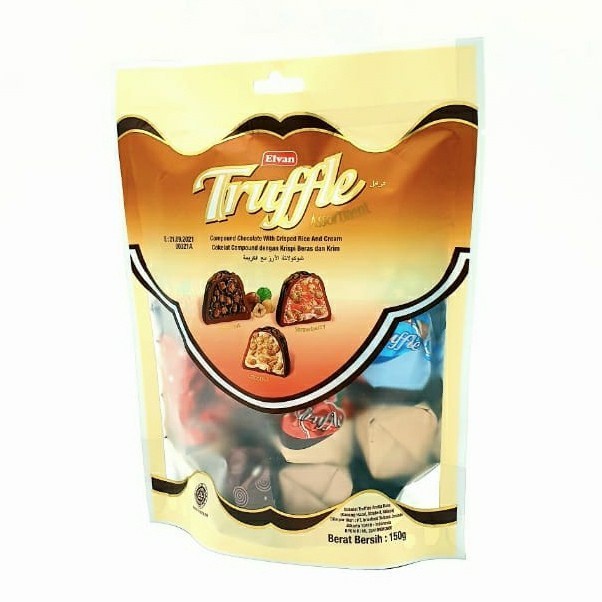 

Khas Jaya ELVAN TRUFFLE CHOCOLATE TURKI 150 gr - Assortment (mix) cokelat coklat