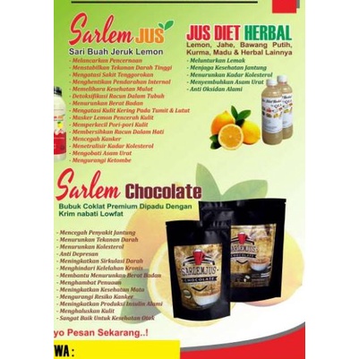 

PROMO HARI INI Sarlemjus (Sari Lemon Asli) 500ml 