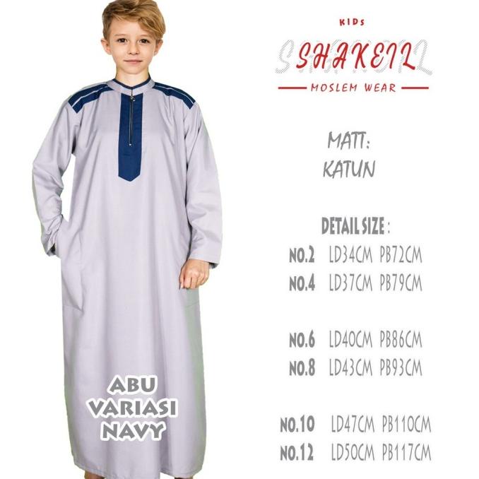 Baju Gamis Anak Laki Laki Baju Jubah Anak Laki Laki Shakeil