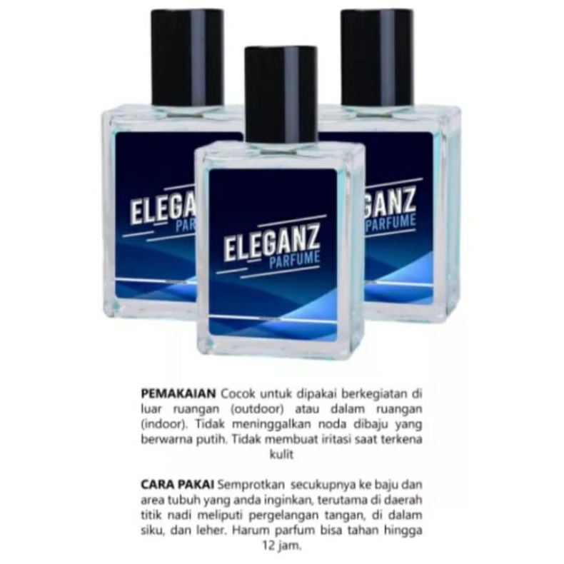 TERLARIS ELEGANZ PARFUME 30ML PRIA DAN WANITA TAHAN 12 JAM