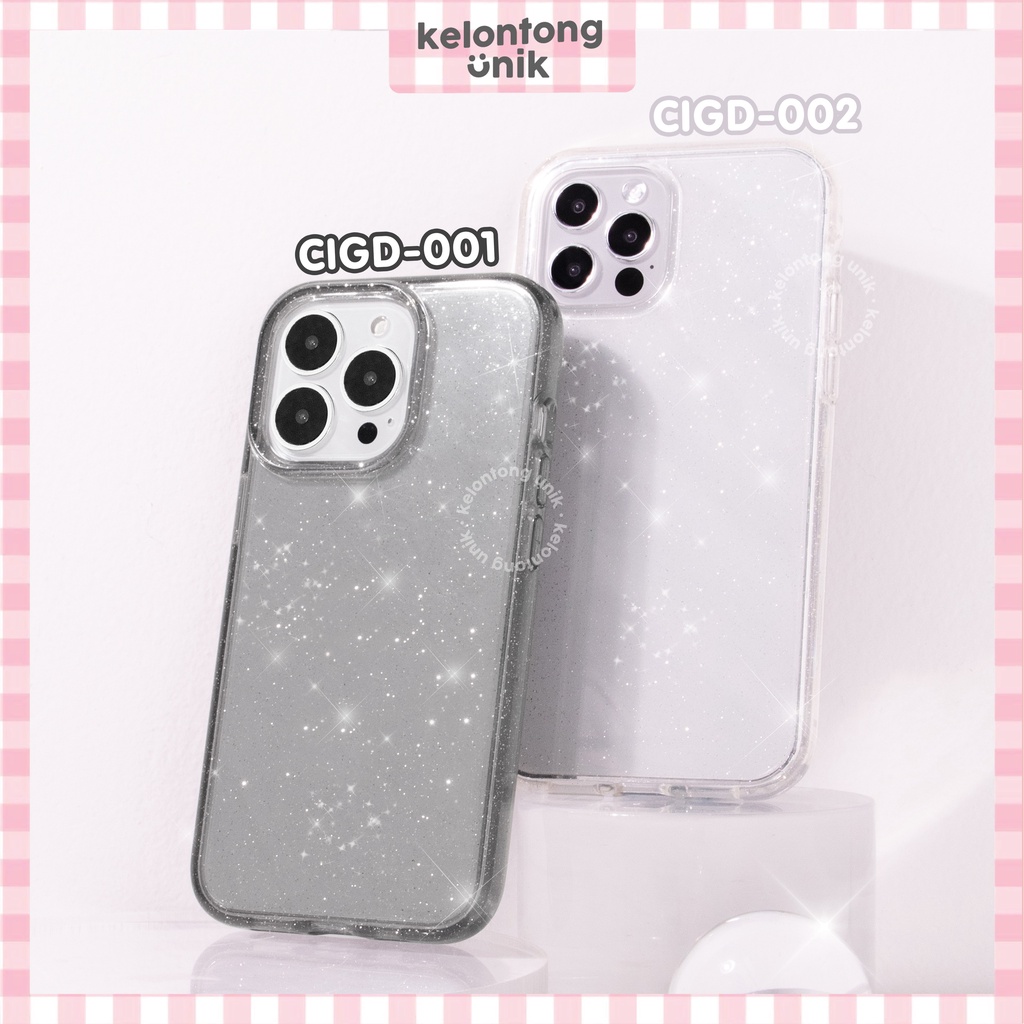 (Seri  1) For iPhone - Blink Blink Glittery Stardust Acrylic Case