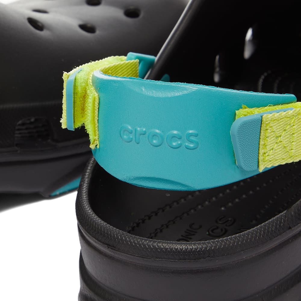 CROCS CLASSIC ALL TERRAIN CLOG SANDAL PRIA / SANDAL ANTI LICIN / ANTI AIR / SANDAL ELEGAN - BLACK TOSCA