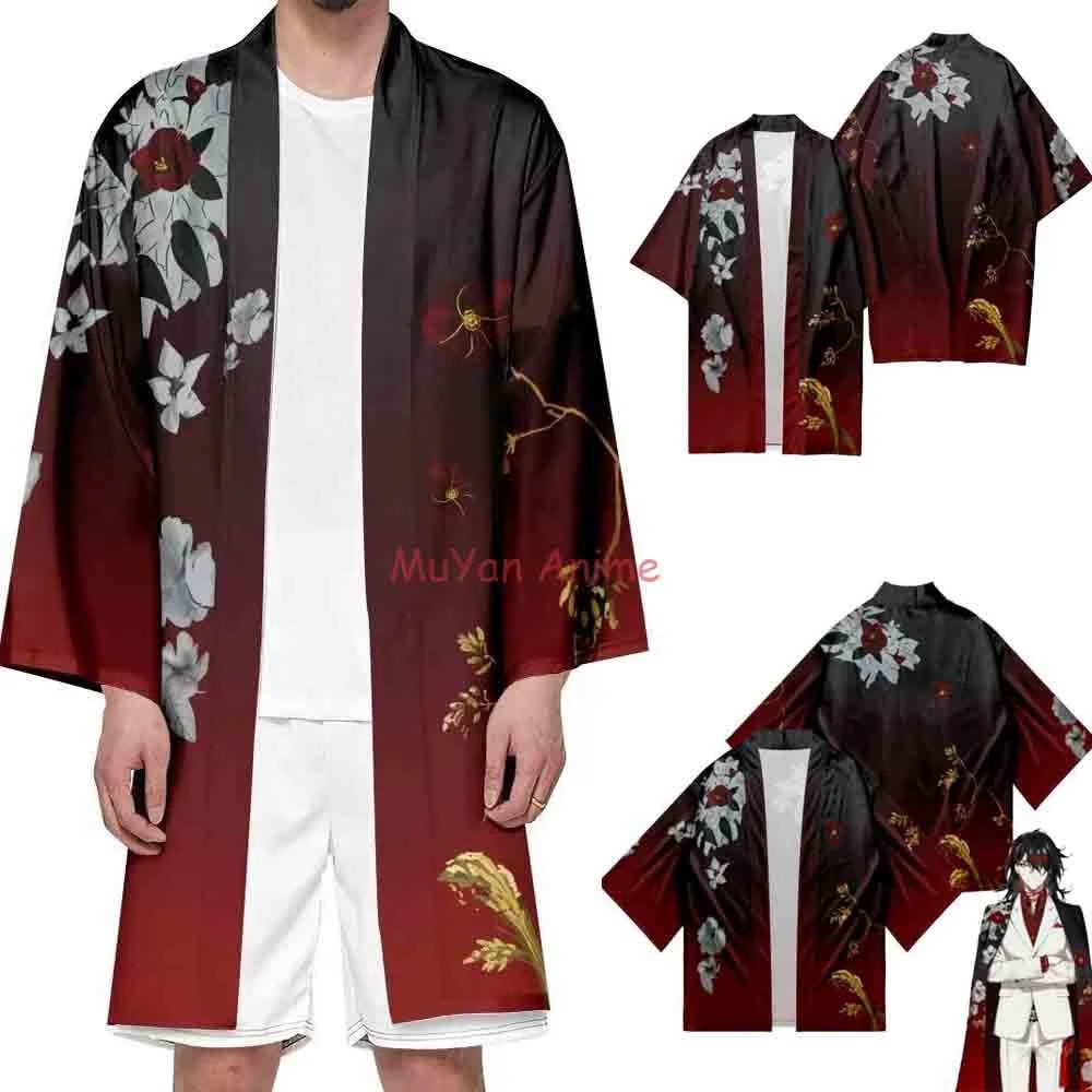 Haori Baju Cosplay Kimono Jubah Custom Jecisanji Vox Akuma