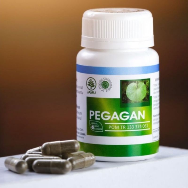 HIU Kapsul Pegagan Original isi 60 kapsul - Kapsul Herbal Pegagan