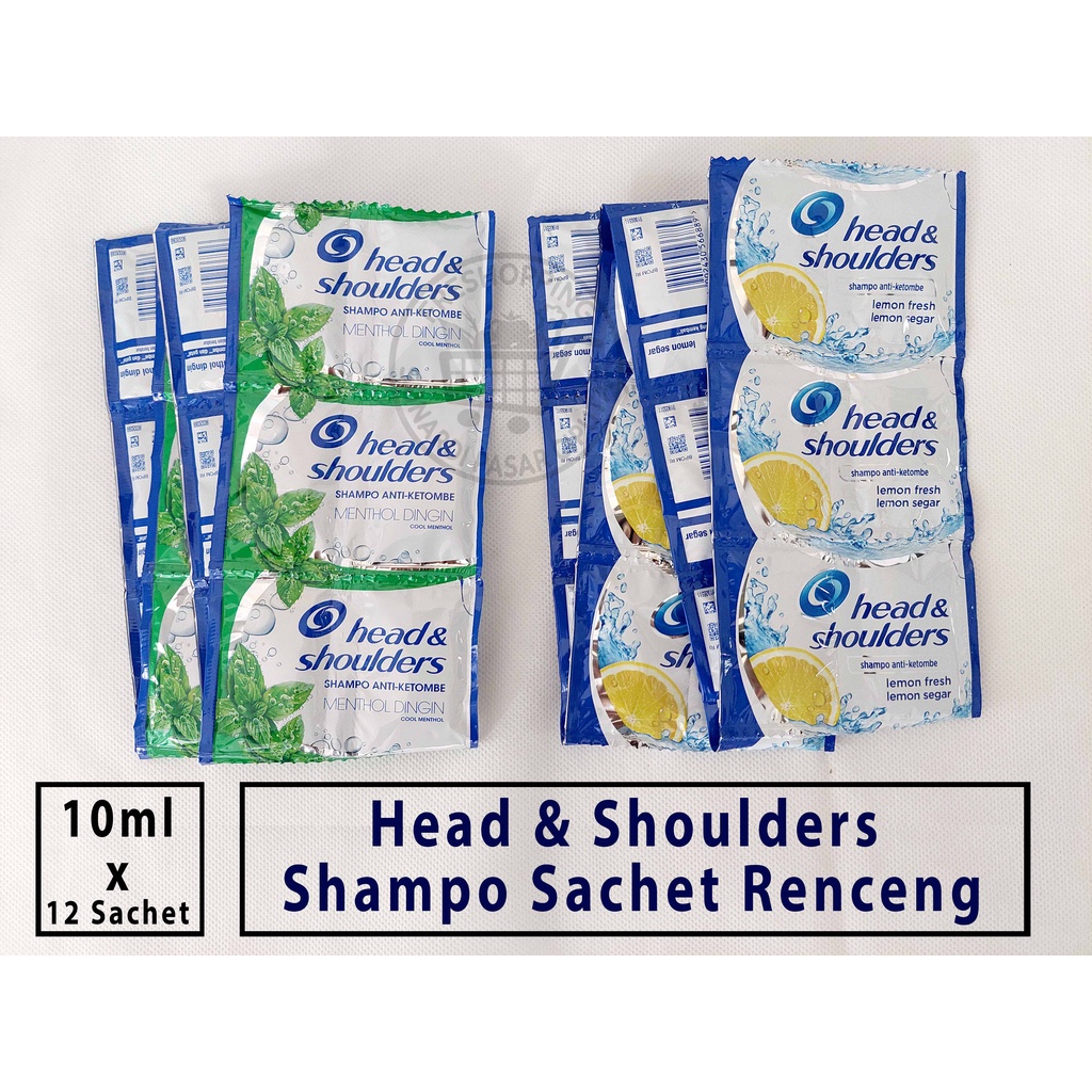 Shampo HEAD &amp; SHOULDERS  10ml X 12 SACHET