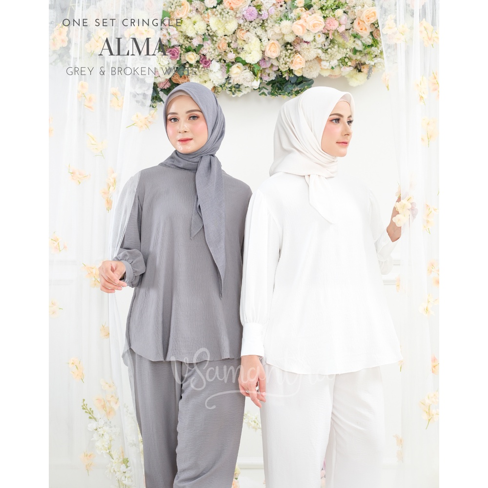 One Set Wanita Crinkle Airflow Alma