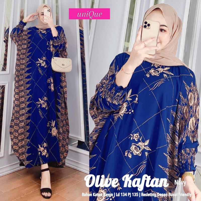 GROSIR DASTER KAFTAN MEISYA | GAMIS RAYON SUPER GRADE A | RESLETING DEPAN BUSUI | TOP TERLARIS