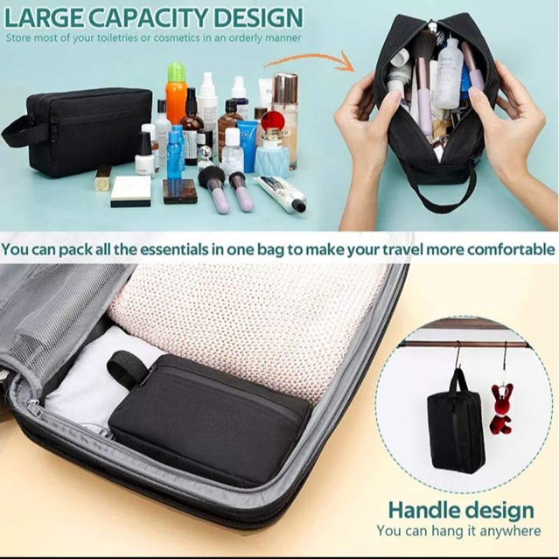 Travel Mens Toiletry Bag Women Cosmetic tempat perlengkapan kosmetik