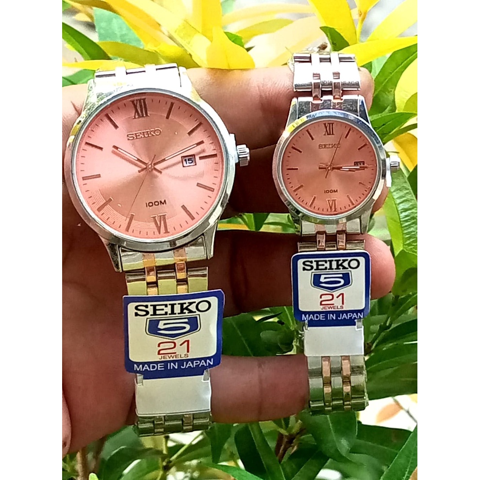 Jam Tangan COUPLE  Tahan AIr / Jam Tangan SEIKO  Combinasi Terbaru 2022