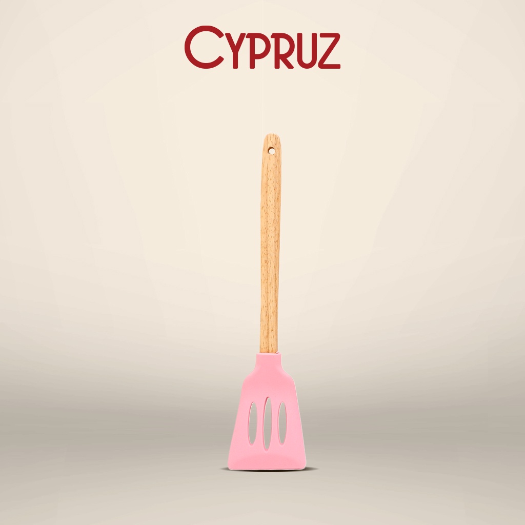 Cypruz Utensil Gg.Bambu+Silicone: Turner Lubang 24/360X1]