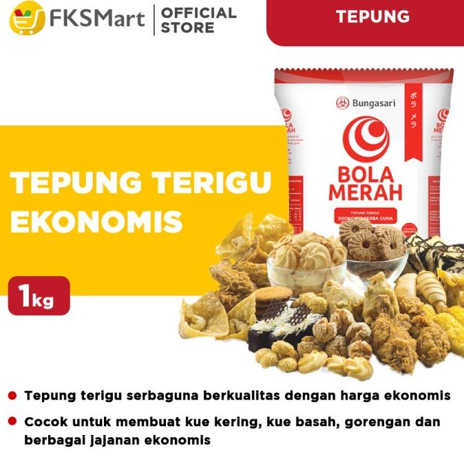 

Tepung Terigu Bola Merah 1 kg