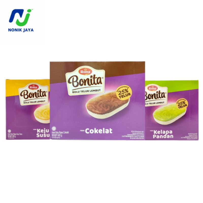 Roma Bolu Bonita Box isi 10 pcs