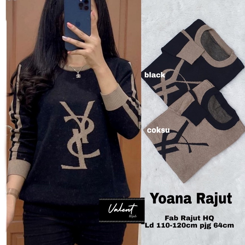 YOANA RAJUT / SWEATER WANITA RAJUT / ORI BY VALENT