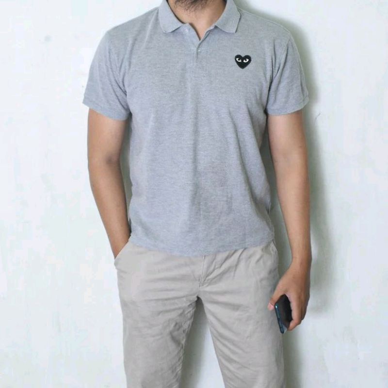 kaos polo play cdg second kaos kerah 92848483