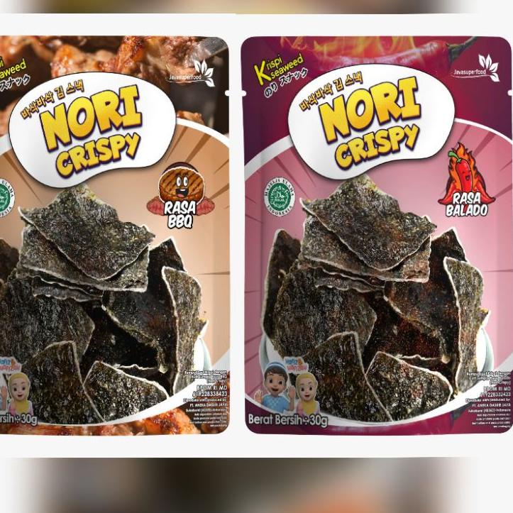 

idYy5Y9--Nori Crispy Snack rumput laut garing cemilan seaweed snack seafood murah halal