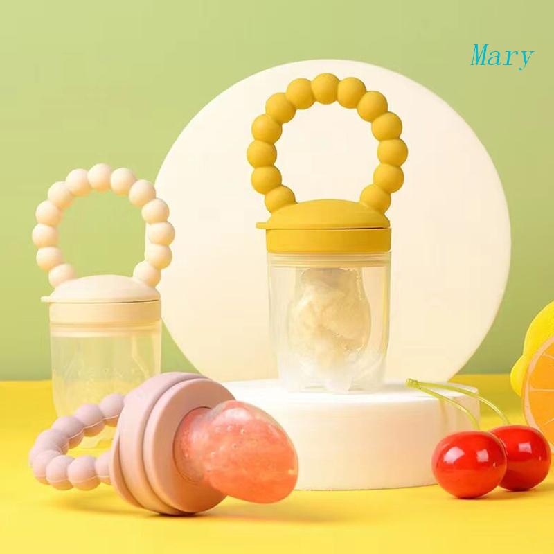 Mary Empeng / Dot Isi Obat / Makanan / Buah / Sayur Bahan Silikon Untuk Bayi Belajar Makan