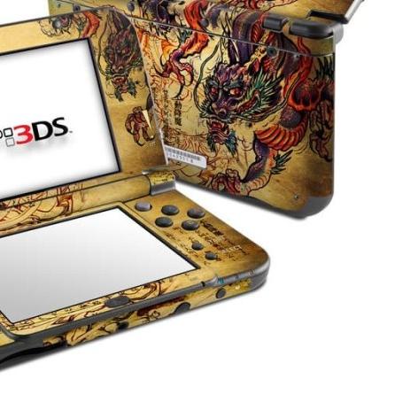 Garskin skin old new Nintendo 3ds XL / reguler case - dragon skin