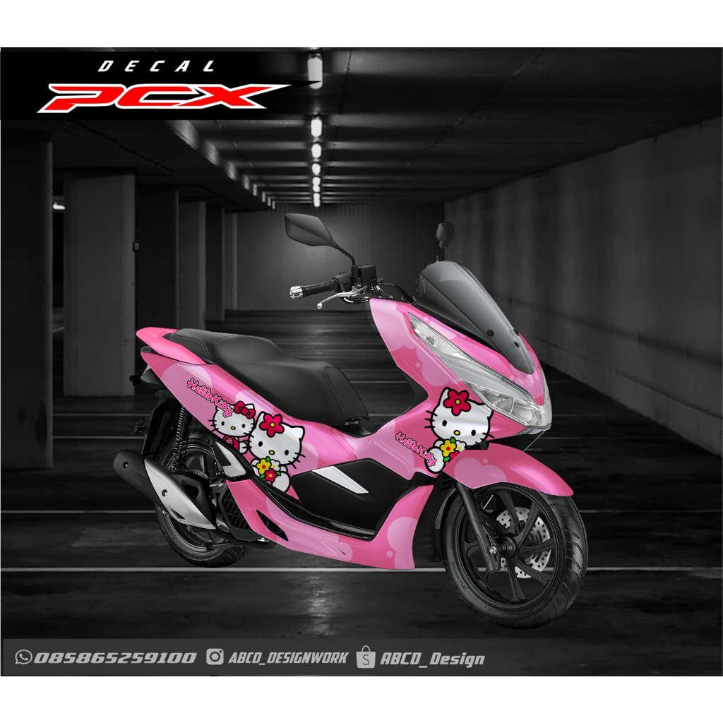 Decal Full Body PCX 150 / 160 motif hello kitty/decal custom//decal pcx