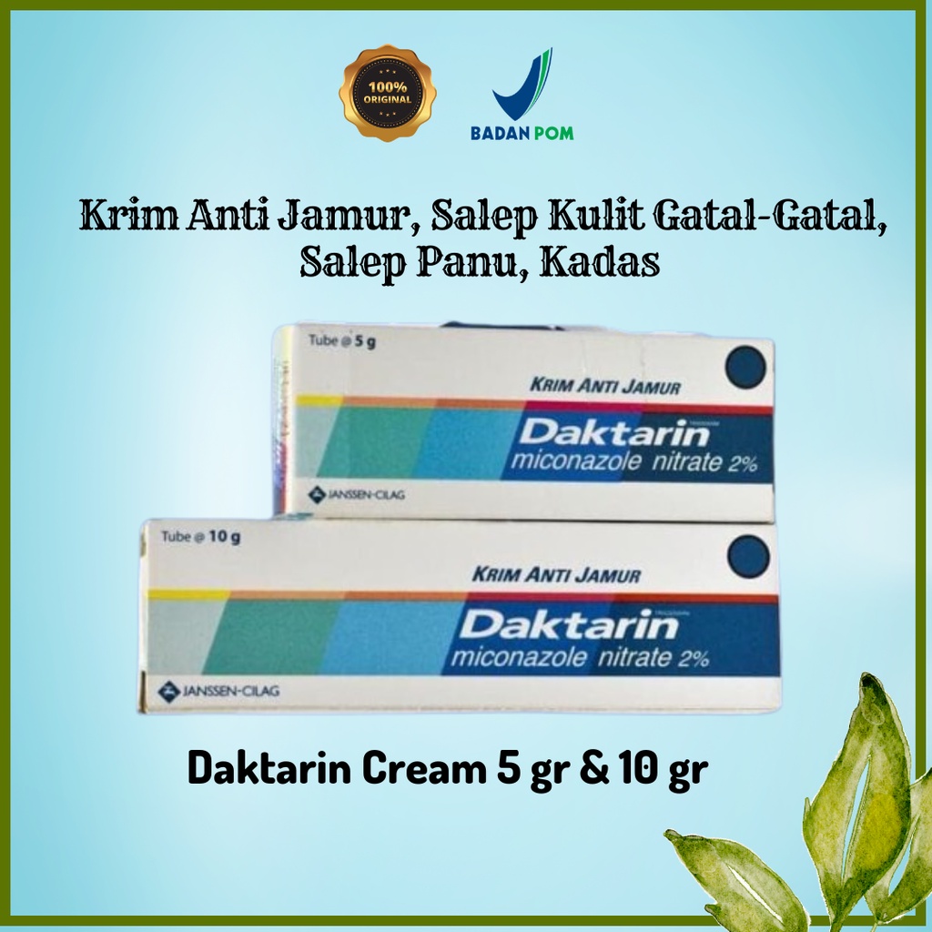Jual AK Daktarin Cream 5 gr / Daktarin Cream 10 gr/ Obat Panu / Jamur