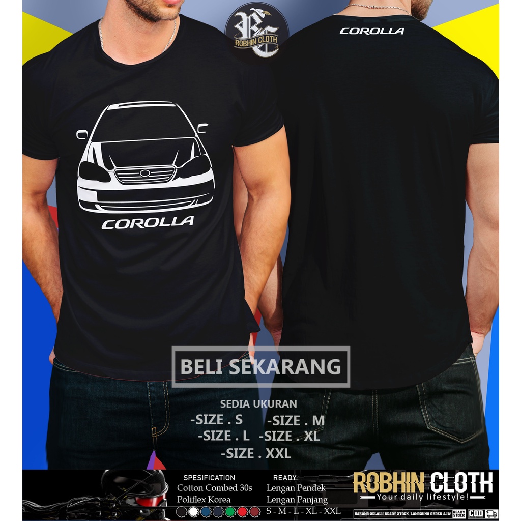 Kaos Mobil Toyota Corolla Altis 1st Gen Baju Otomotif