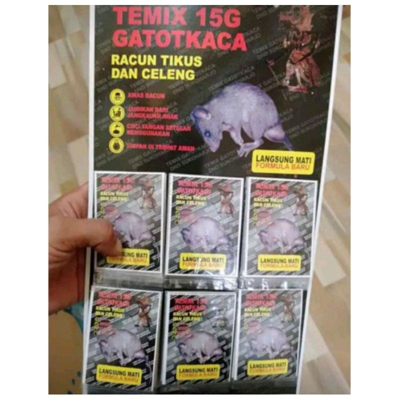 Temix Renteng Gatotkaca isi 24pcs Original 100%