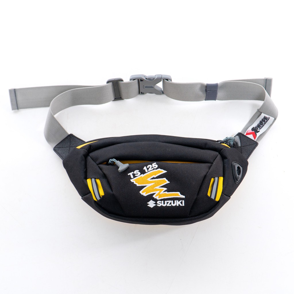 Tas Pinggang Pria Suzuki Ts125 Waistbag Slingbag Trail Adventure Trabas
