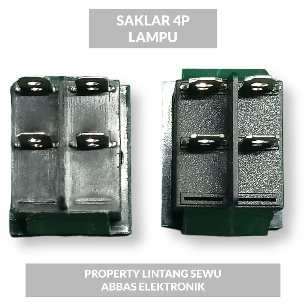 saklar power switch on off ampli mesin las inverter  4 kaki pin