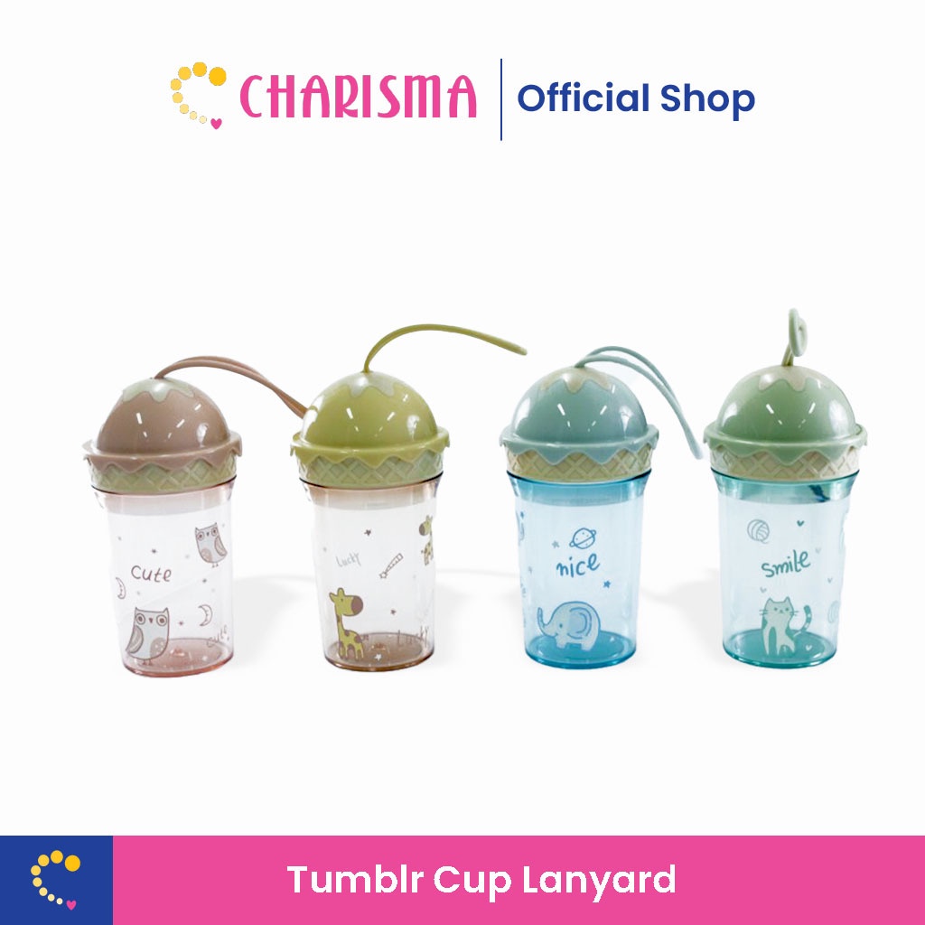 Charisma Tumbler Cup Landyard - Tumbler Botol Minum